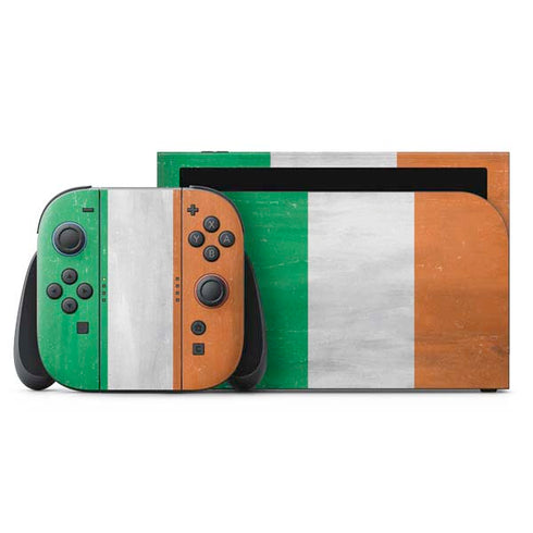 Ireland Flag Distressed Nintendo Skins